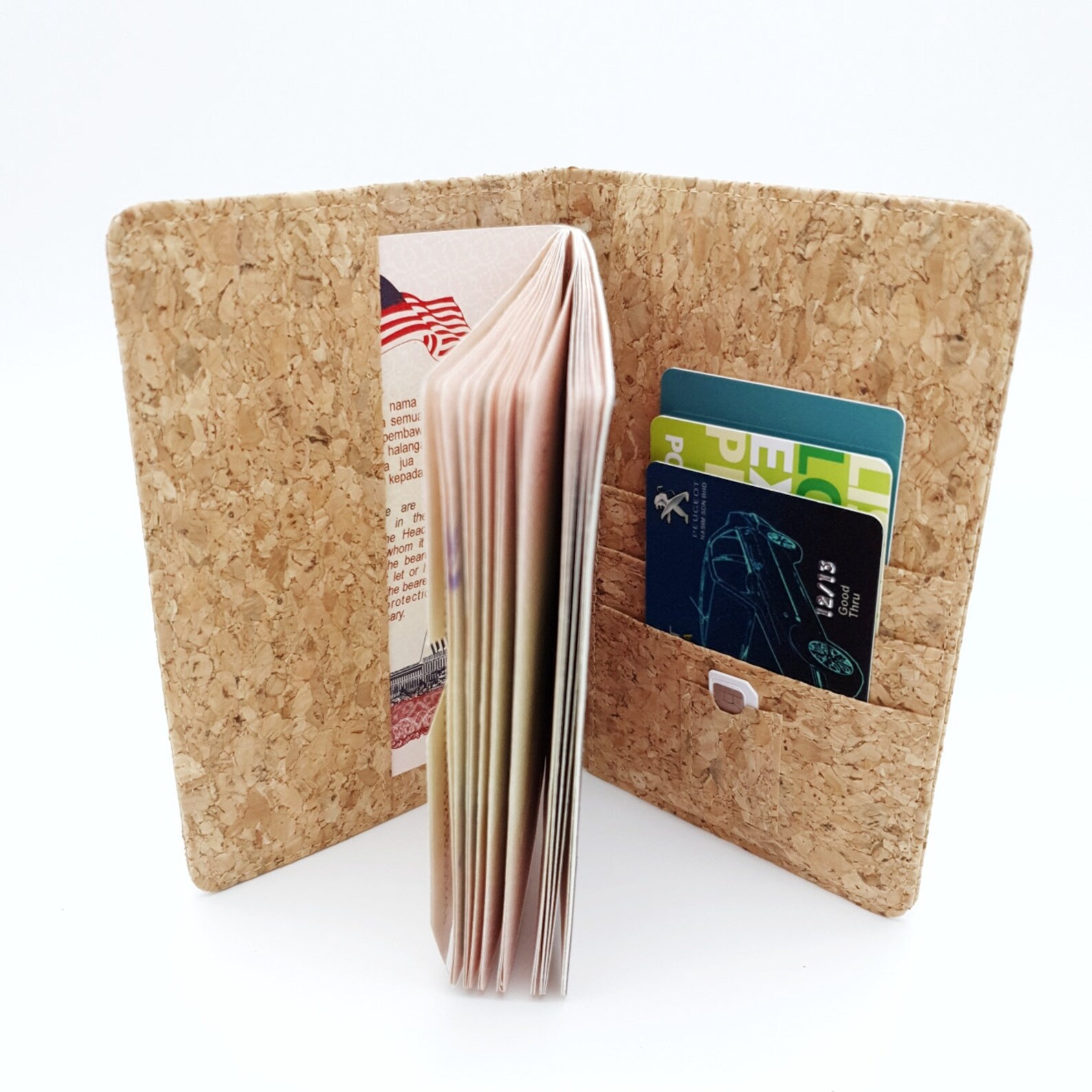 Cork Passport Cover Holder Deluxe Handmade Eco Friendly & Etsy