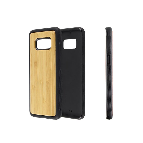 Samsung Galaxy S7 /S7 Edge Bamboo or Cork Phone Case Bamboo Eco-Friendly & Sustainable, Great For Vegan, Environment Concious Friends