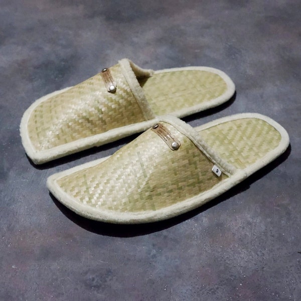 Bamboo or Loofah Sandal, Flip-Flops, Thong, Clog, Slipper, Selipar Handmade Eco-Friendly Materials