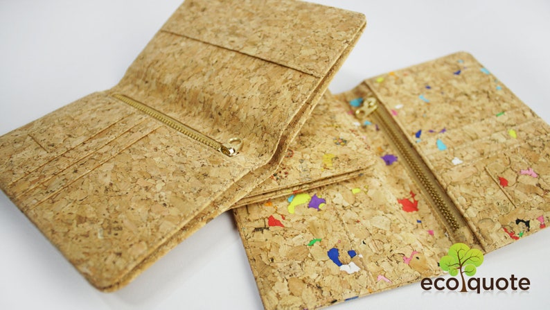 Cork Passport Cover Holder Deluxe Handmade Eco Friendly & Sustainable Material Great For Vegan, by EcoQuote image 1