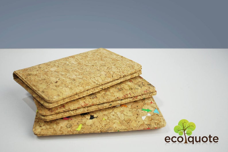 Cork Passport Cover Holder Deluxe Handmade Eco Friendly & Sustainable Material Great For Vegan, by EcoQuote image 3