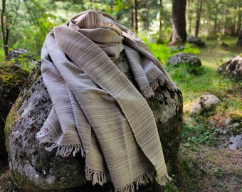 Chal de lana extra grande / bufanda de manta / bufanda de lana / schal de lana / chal de meditación / bufanda para hombre / chal de mujer / bufanda unisex