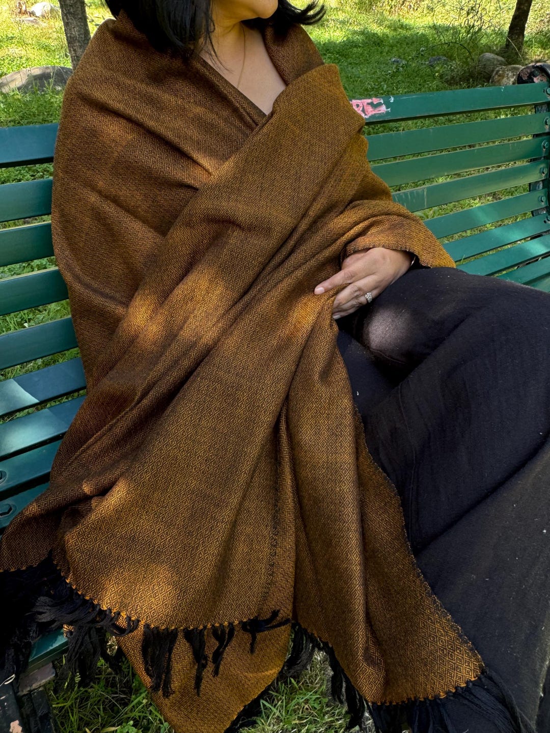 Mustard Yellow Extra Large Wool Scarf - Etsy
