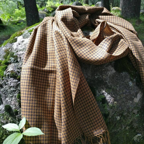 Beautiful handloomed wool scarf for men or women / tribal scarf/ wool shawl/ wool stole /wool blanket scarf/ schal