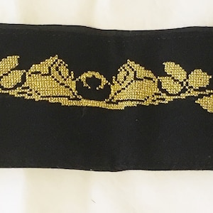 Romanian Folk Embroidered Belt for Traditional-National Folk Costume