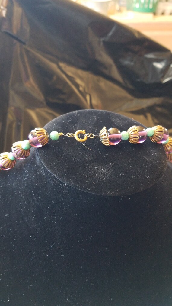 Amethyst Beaded Necklace - image 3