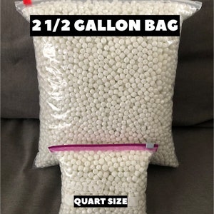 Slime foam mini marshmallow beads 2 1/2 gallons