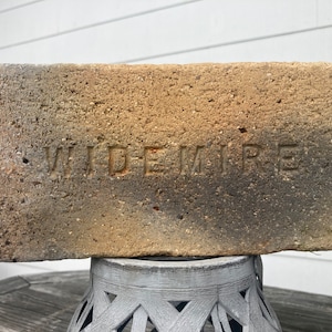 Reclaimed brick WIDEMIRE fire brick vintage handmade