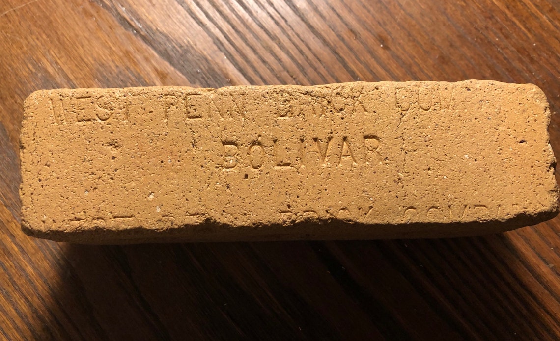 Reclaimed Brick 100 year old western Pennsylvania brick co Etsy