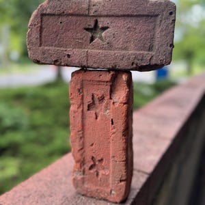 Vintage Stamped Bricks - Etsy