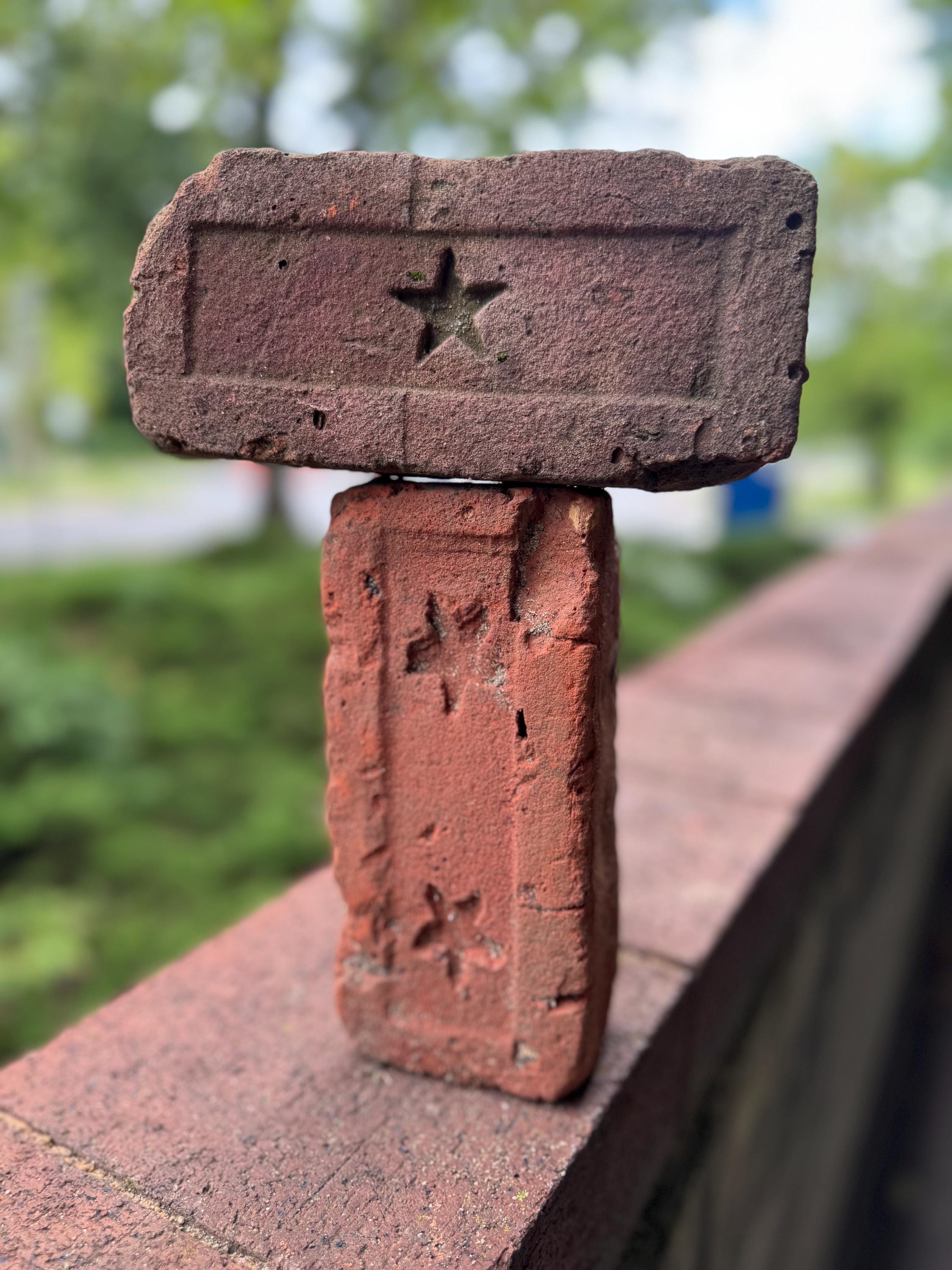 Vintage Stamped Bricks - Etsy