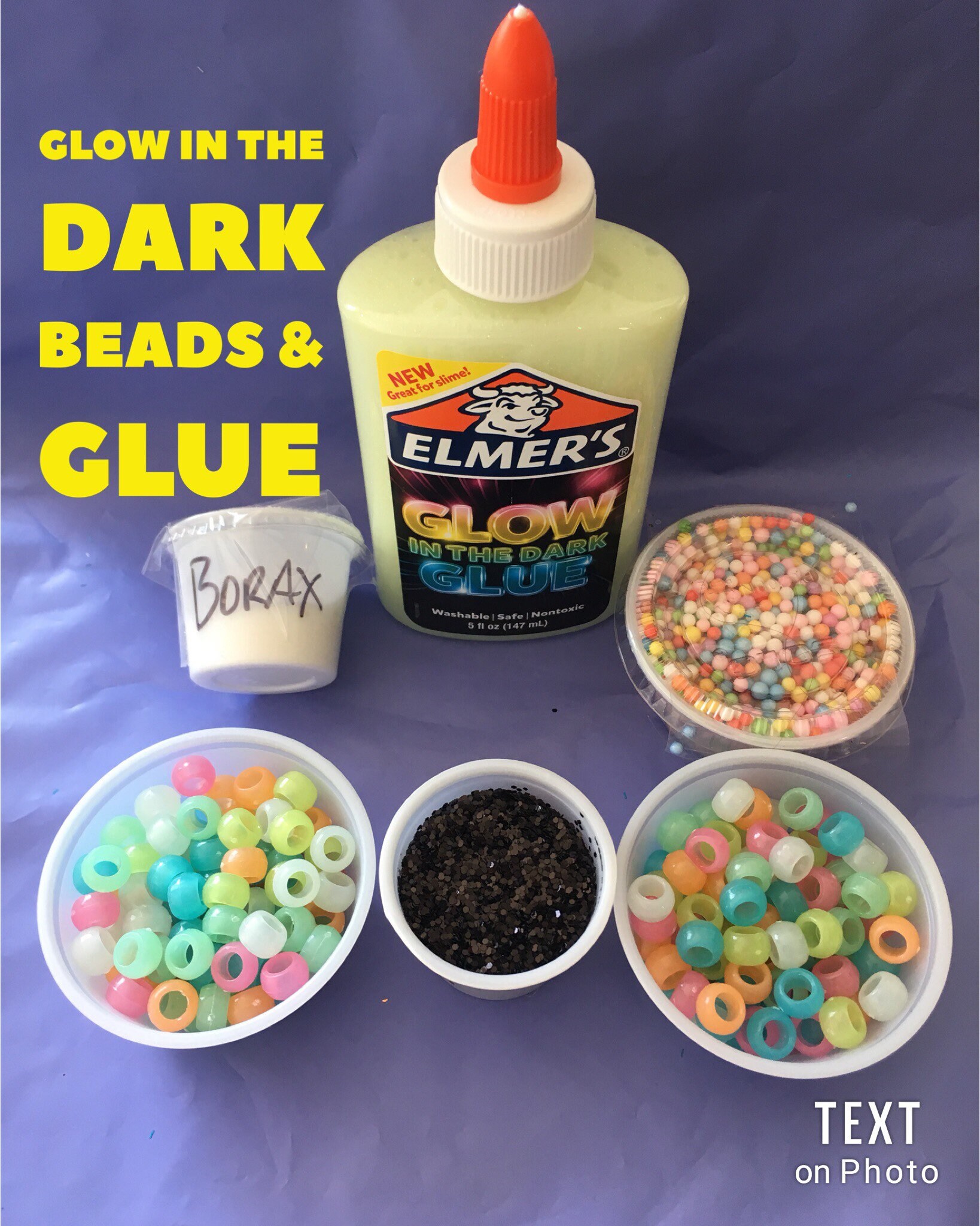 Slime Kit Elmers Glow In The Dark Slime Kit Make Slime