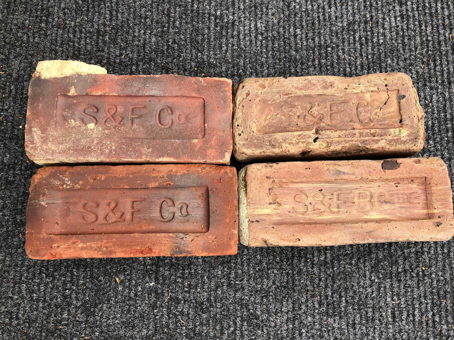 Reclaimed vintage New Jersey Clay Bricks 4 Sayre & Fisher Etsy