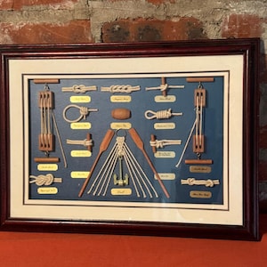 Nautical Knot Board Display - Etsy