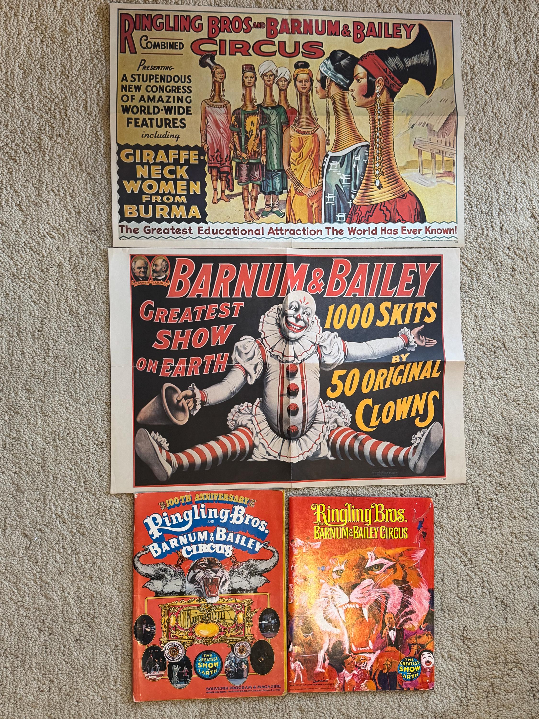 Barnum and Bailey Circus Posters Magazines 1970's Vintage - Etsy