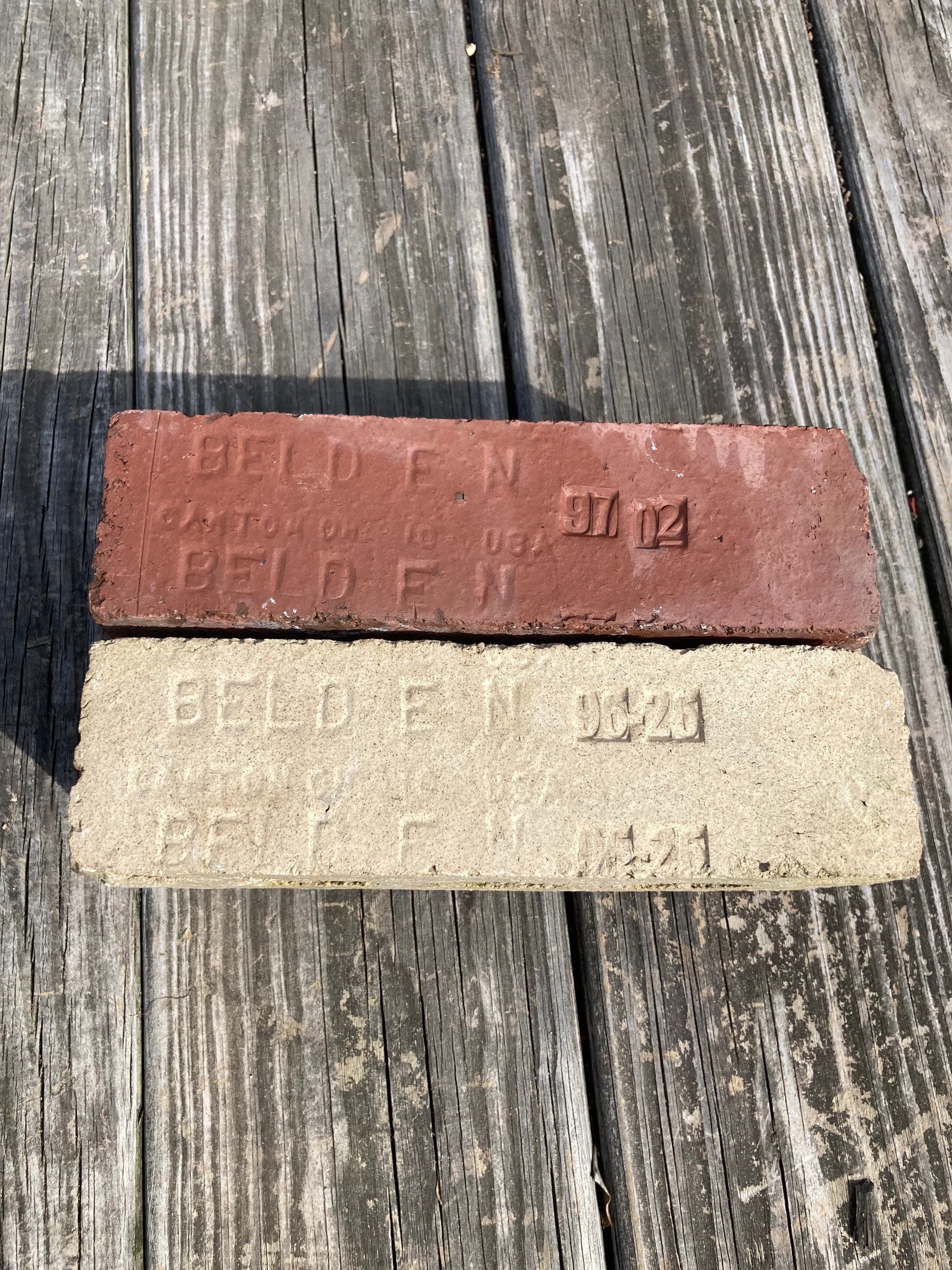Reclaimed Brick Pavers Belden Canton Ohio 2 Engineering Bricks Etsy