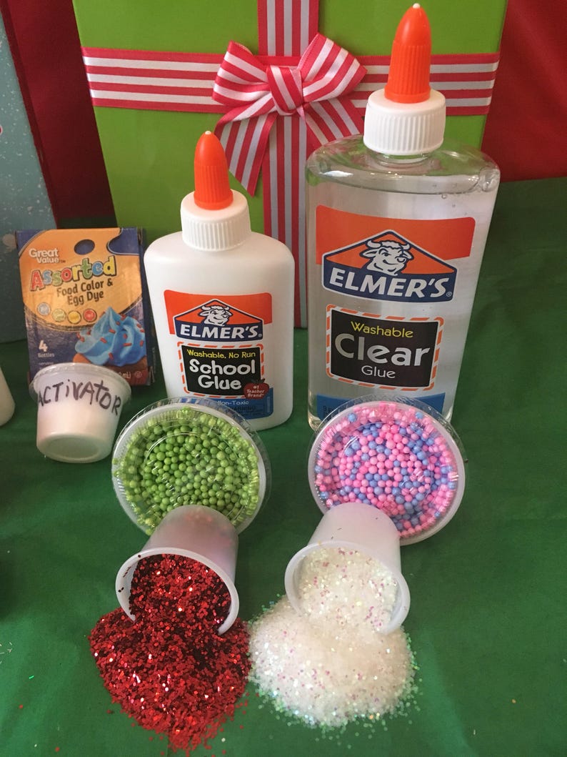 elmer's glitter slime kit