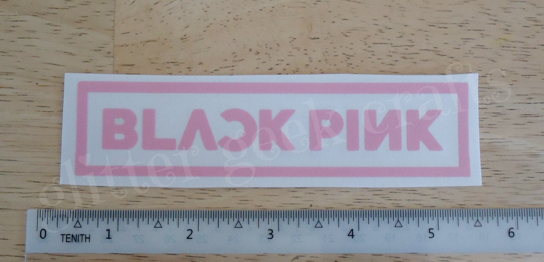 Black Pink Kpop Band Logo Vinyl Decal | Etsy