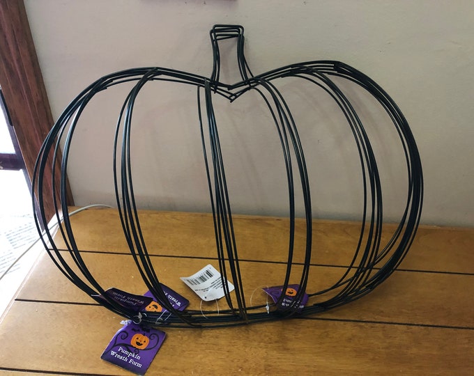5-3D Pumpkin Wreath Form, Pumpkin Wreath Form, Fall Pumpkin Wreath Form, Pumpkin, Wreath Frame ...