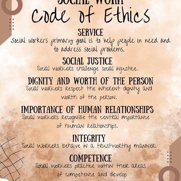 Social Work Code of Ethics