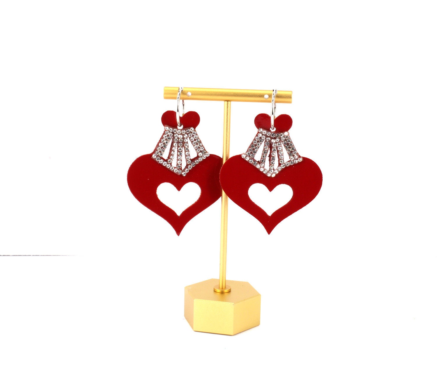 Valentine heart earrings valentine earrings valentine's Valentine Heart Earrings Valentine Earrings Valentine's | Etsy