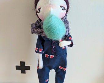 Addison- handmade doll, art doll, ooak doll, doll