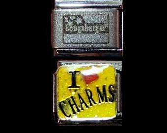 Word Italian Charms 9mm  I Love Charms, Tsunami, Charms, Longaberger