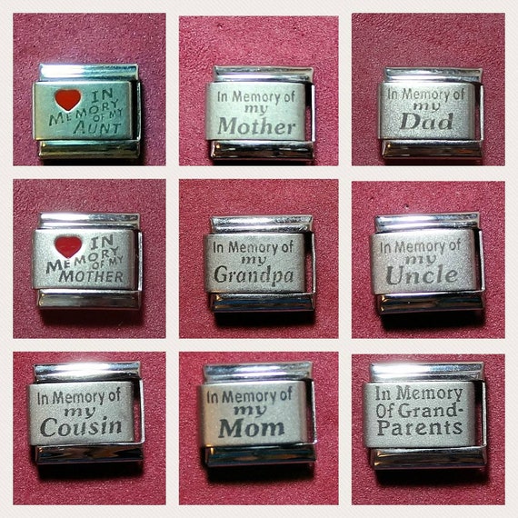 Army Mom Laser Italian Charm