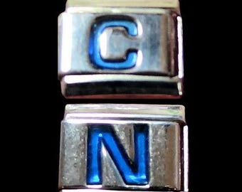 Letter Italian Charms (9mm Size) - C,K,N