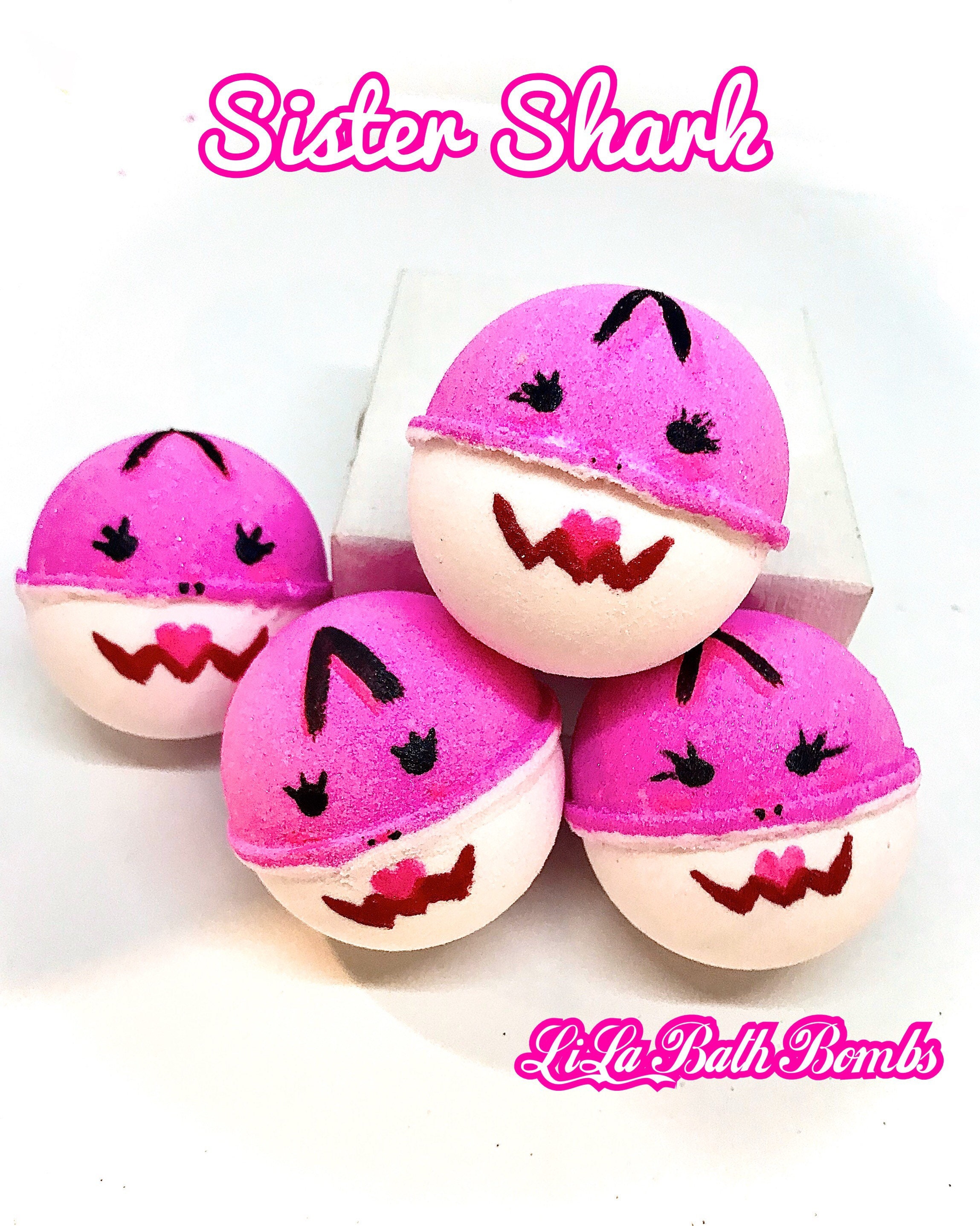 Baby Shark Bath Bombs They Roll Fizz & Foam NonStaining Etsy