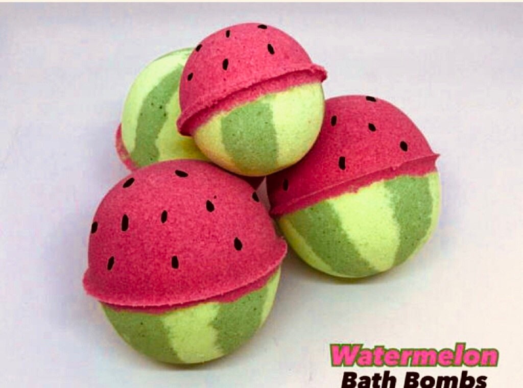Watermelon Bath Bomb 5 sizes to choose from with Free Etsy