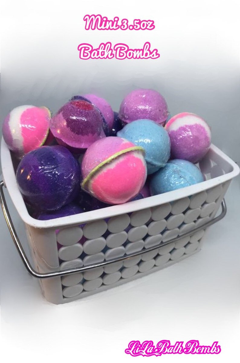 Wholesale Mini Sized Foaming Bath Bombs Highly pigmented | Etsy