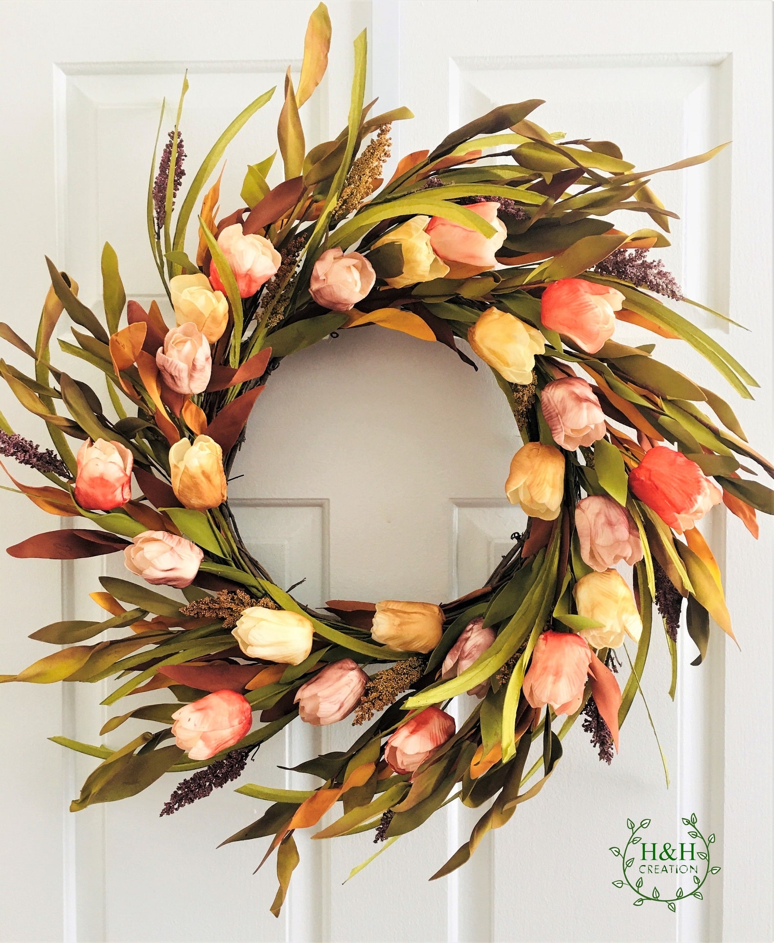Tulip Wreath