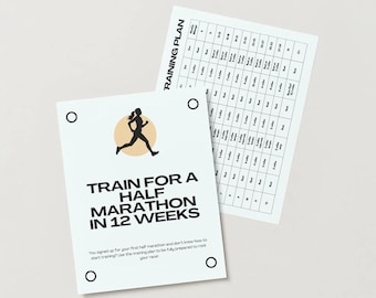 Mezza maratona - Modello di allenamento di 12 settimane Download digitale