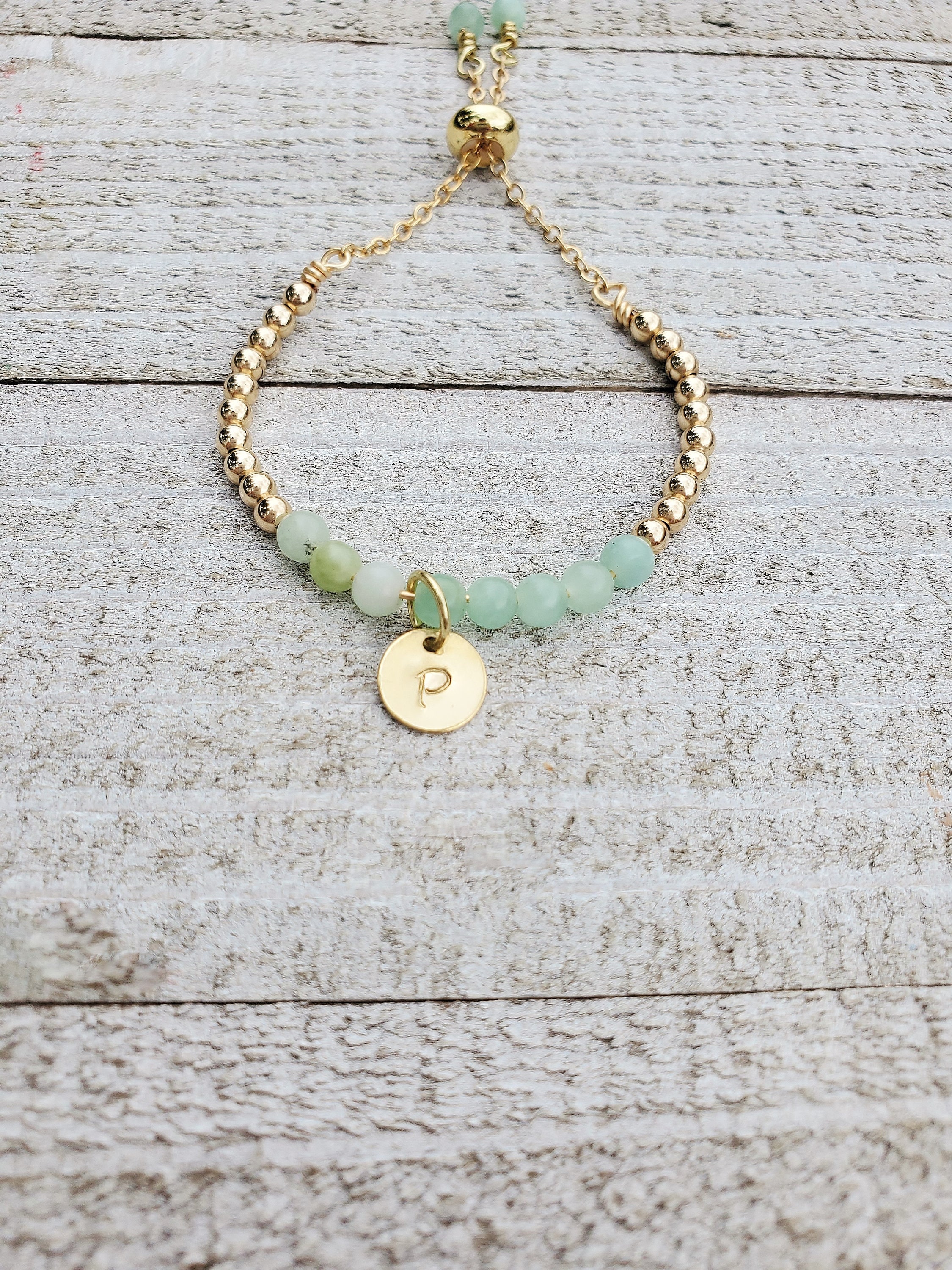 Jade Baby Bracelet/ Green Beaded Toddler Bracelet/ Etsy