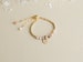 Baby Bracelet Girl/ 14 K Gold Fill/ Toddler Girl Bracelet/ Infant Jewelry 