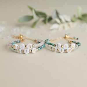 Bracelet for Big Sister/ Sister Bracelet/ Bracelet for Little Sister/ New Big Sister Gift/ Toddler and Newborn Sister Bracelets
