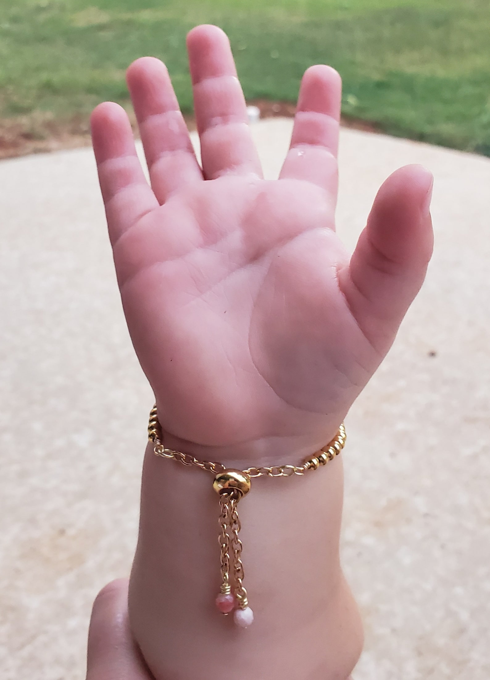 Bracelet Baby Girl/ Infant Girl Jewelry/ Beaded Toddler Etsy