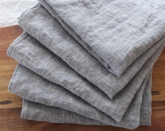 Linen Napkins. Organic Linen Napkins Set of 4,6,8,10. Stonewashed Shabby Chic Look Soft Napkins. Table Linen. Organic Linen. 100% flax