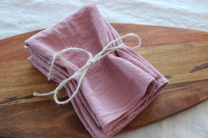 Linen Napkins. Organic Linen Napkins Set of 46810. Etsy