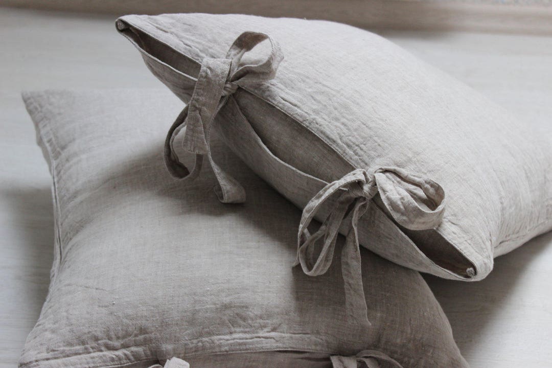 Linen Pillowcase. Soft Linen Pillow Cover. Stonewashed Linen Etsy