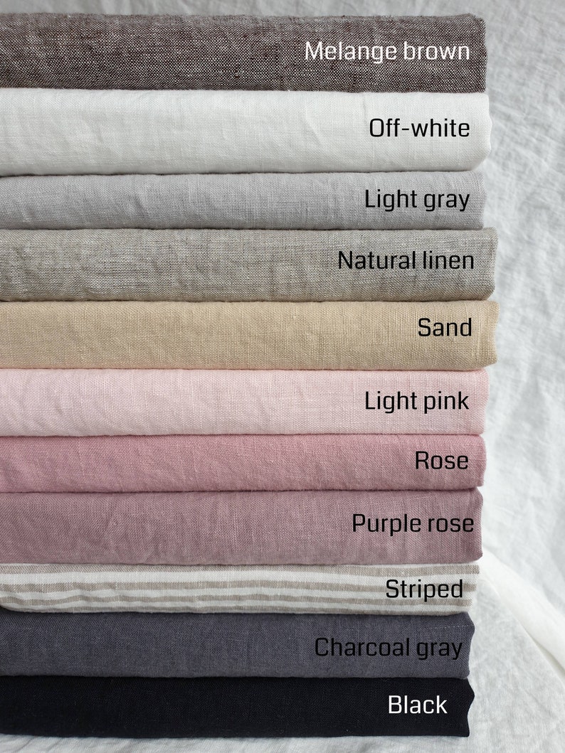 Linen bedskirt Dust ruffle bedskirt Linen valance Organic linen bed skirt US Twin Full Twin XL Queen CalKing King size Farmhouse dust ruffle image 4