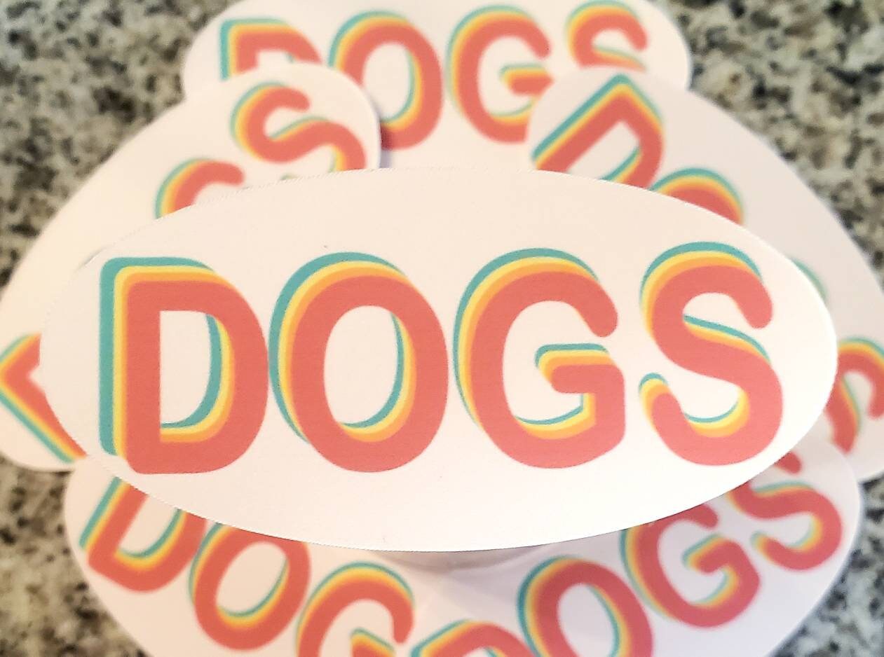 DOGS Sticker Etsy