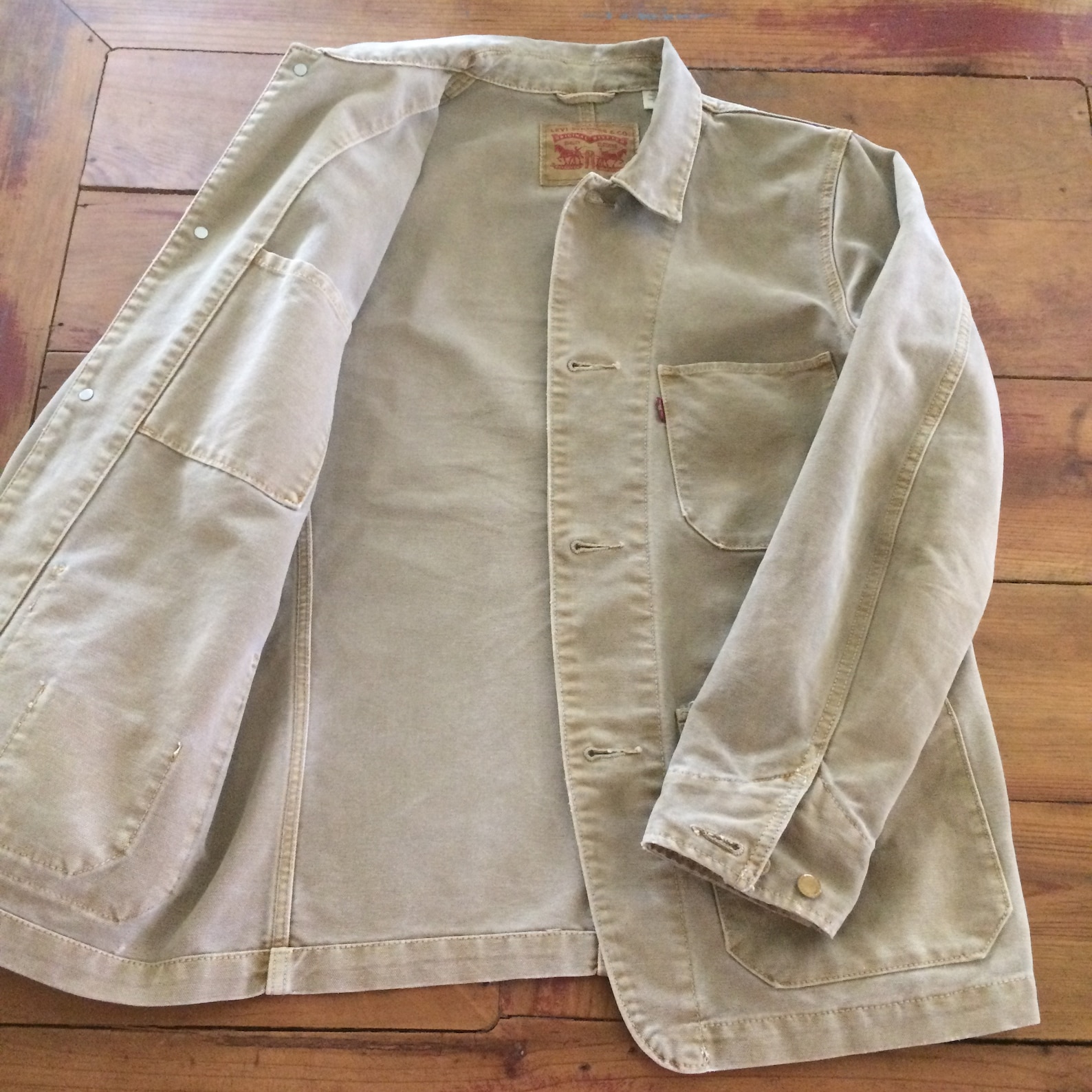 Levi's Canvas Chore Coat / Field Jacket Size Medium Etsy