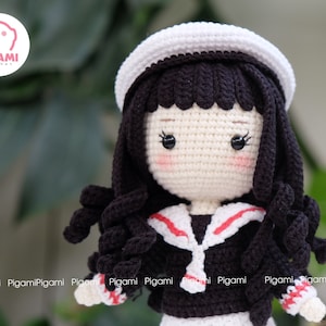 Crochet Doll Pattern, Anime Tomo Amigurumi Pattern