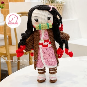 Anime Crochet Doll Pattern Amigurumi Doll Pattern Nezu