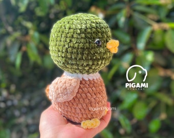 Mallard Duck Crochet Pattern, Animal Amigurumi Pattern