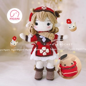 Padrão de boneca de crochê Klee: brinquedo amigurumi (padrão em PDF)