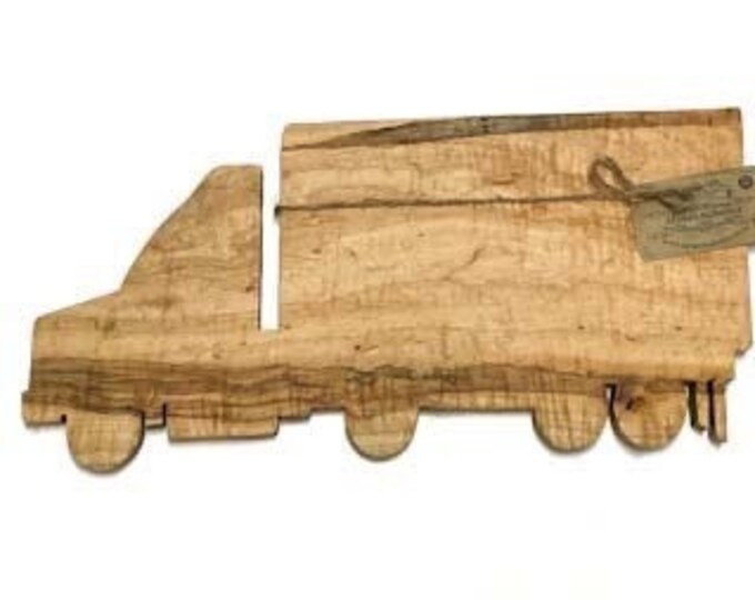 Semi truck inspired cutting/charcuterie board, fathers day gift, bbq, fathers day gifts, truck driver, gifts for a truck driver