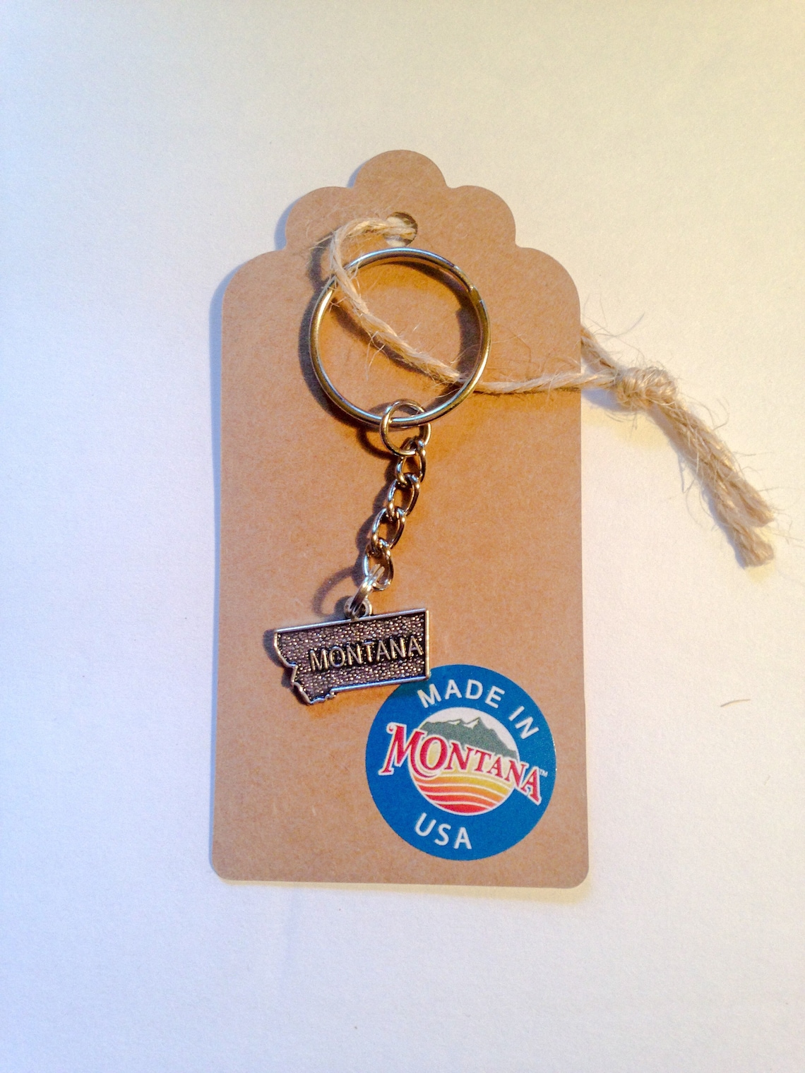 Vintage Style Montana Keychain Made in Montana Montana Etsy
